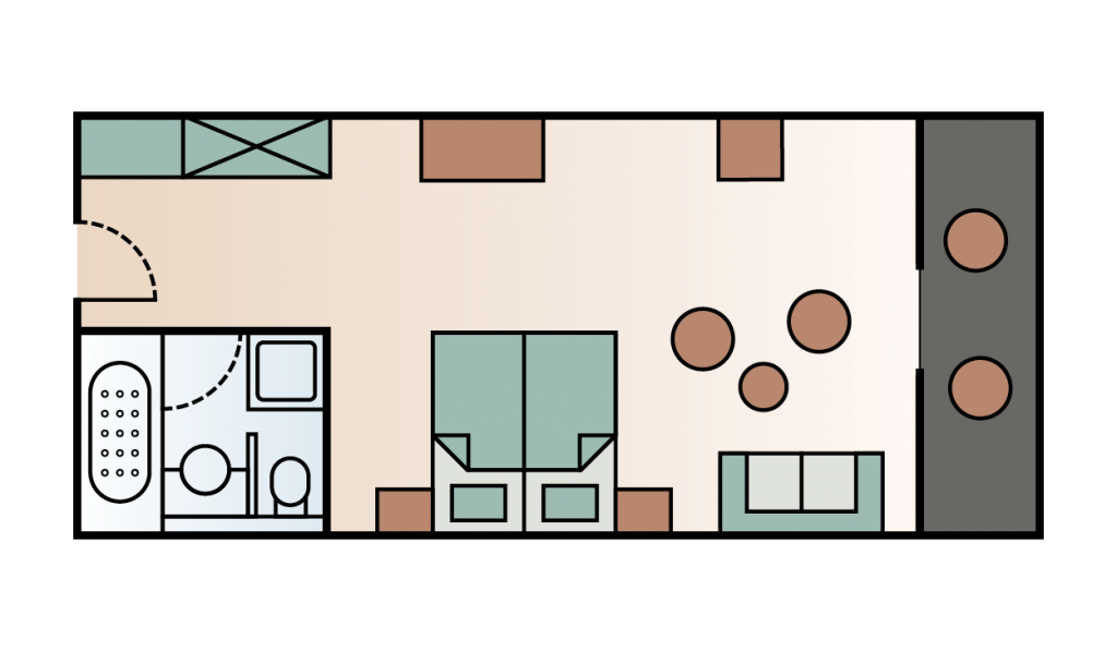 plan d'étage Dom_la_Foret_Chambre_Double_Superieur_Residentielle_avec_balcon