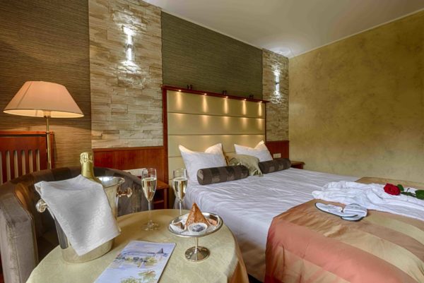 Valentine's day room at domaine la foret
